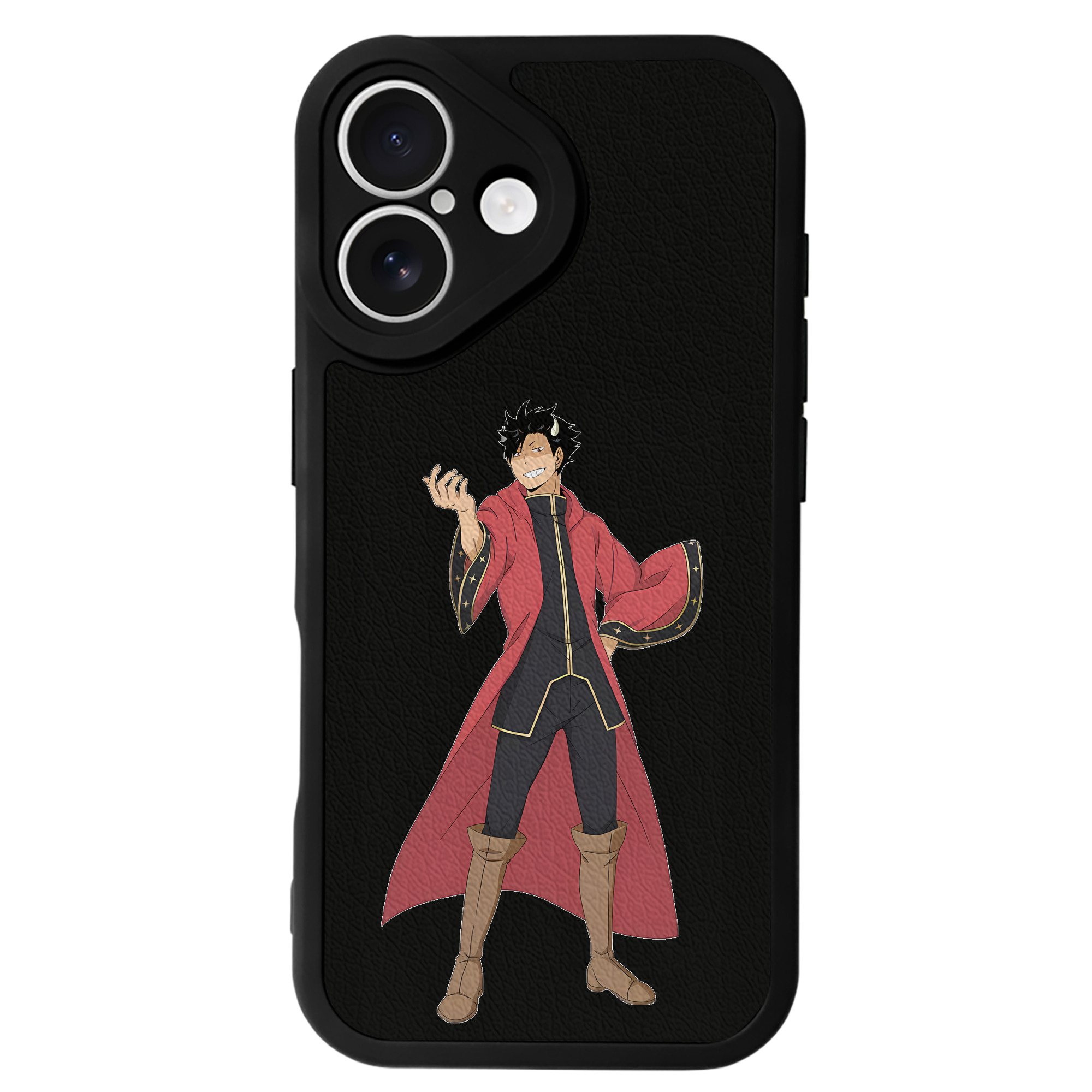 （画像用） ハイキュー!! Haikyu!! 【iPhone 16シリーズ対応】シリコンスマホケース（レザー調） 材質：シリコン